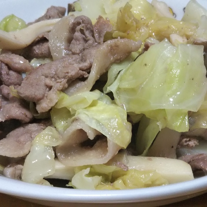 あっという間に！ 豚肉と野菜の旨塩炒め煮